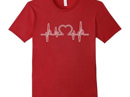 Nurse Heartbeat Heart Beat Shirt - Valentine Heart T shirt For Sale