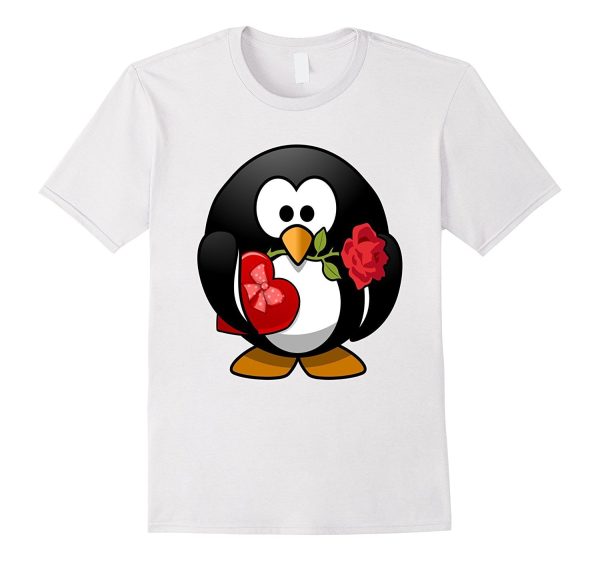 Valentine s Day Penguin T Shirt  Love Relationships Couples Online Sale