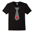 Valentines Day Gift for Men and Boys Tie T-Shirt For Discount