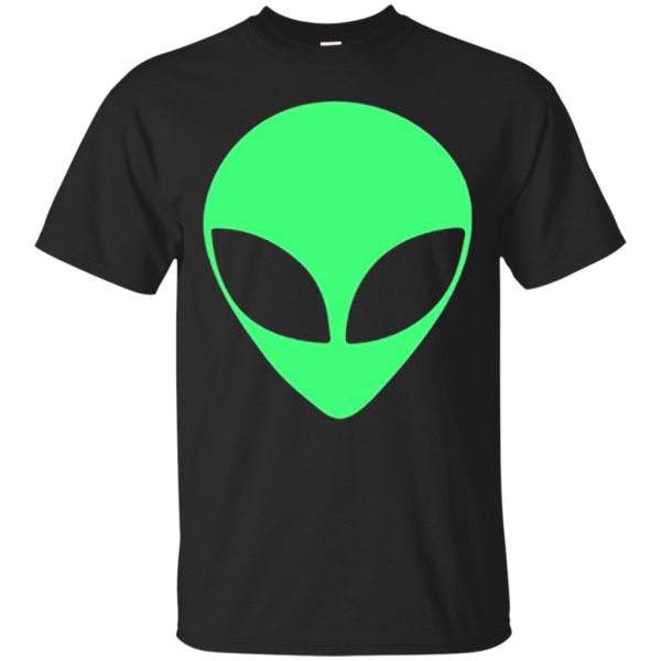 Green Alien Head Pocket Funny 90 s Style Rave T-Shirt Discount