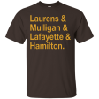 Hamilton Names t-shirt Hot on Sale