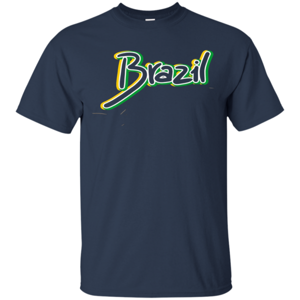 Cool Brazilian Brazil T-shirt (White or Black) Online now