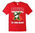 Cute Panda DABBING TO YOUR HEART Valentines Day Shirt Funny Sale