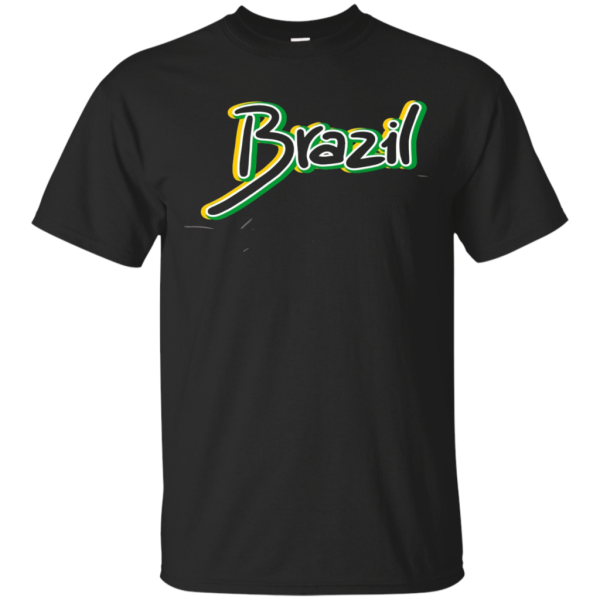 Cool Brazilian Brazil T-shirt (White or Black) Online now