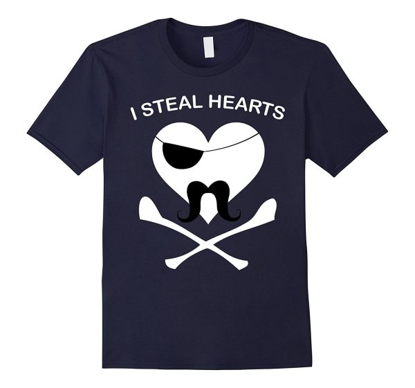 Funny I Steal Hearts Valentines Day TShirt Online