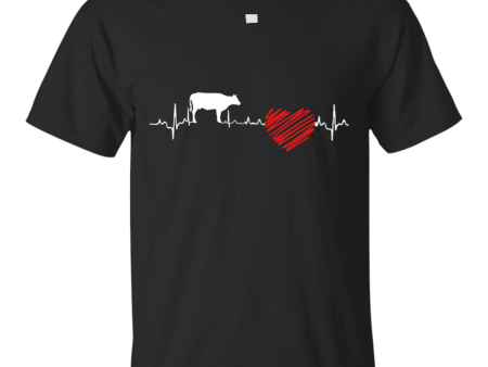 Cow Heartbeat T-Shirt Fashion