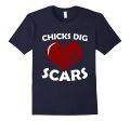 Chicks Dig Scars Congenital Heart Defect CHD Awareness Shirt Discount