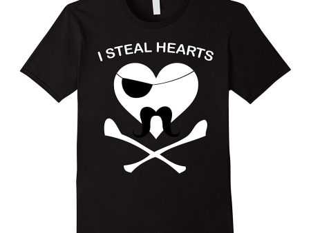 Funny I Steal Hearts Valentines Day TShirt Online