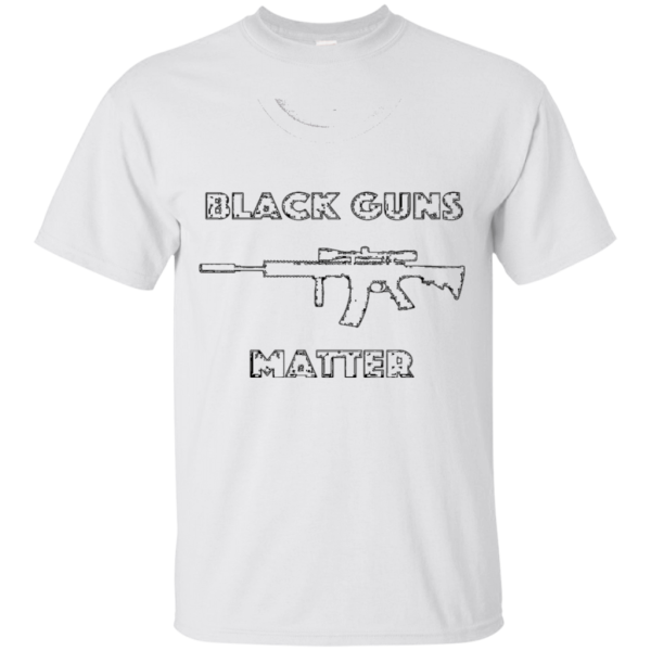 Guns That Are Black Matter - Cool Justice Tshirt For Sale