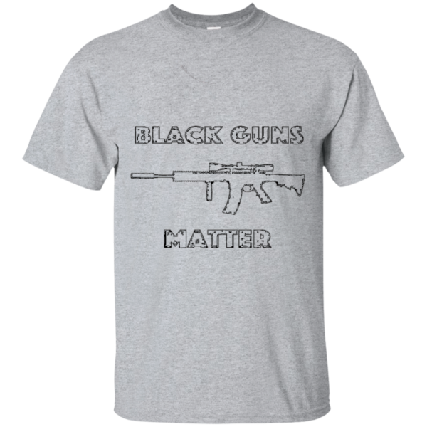 Guns That Are Black Matter - Cool Justice Tshirt For Sale